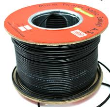 100 Metre 1mm² Siyah Bakır Kablo Kalaylı